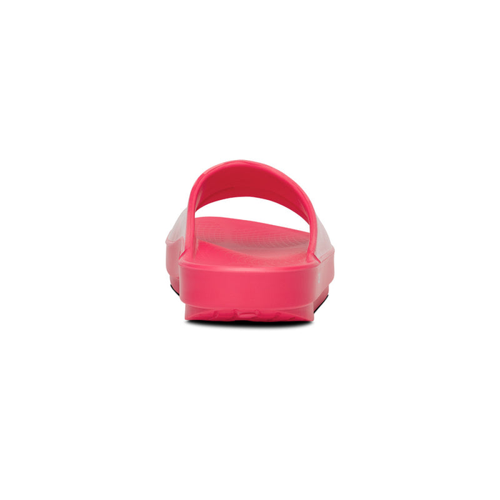OOFOS Women's OOahh Slide - Neon Berry Breeze