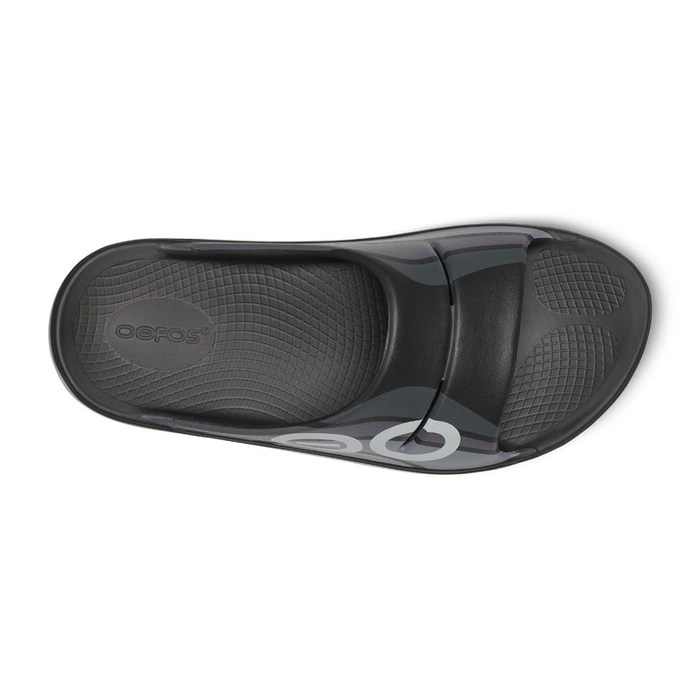 OOFOS Women's OOahh Sport Slide - Black Wave
