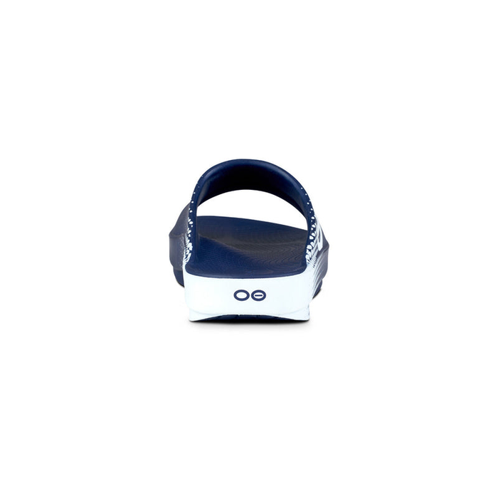 OOFOS Women's OOahh Sport Slide - Navy Matrix