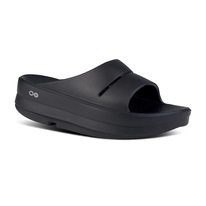 OOFOS Women's OOmega OOahh Slide - Black