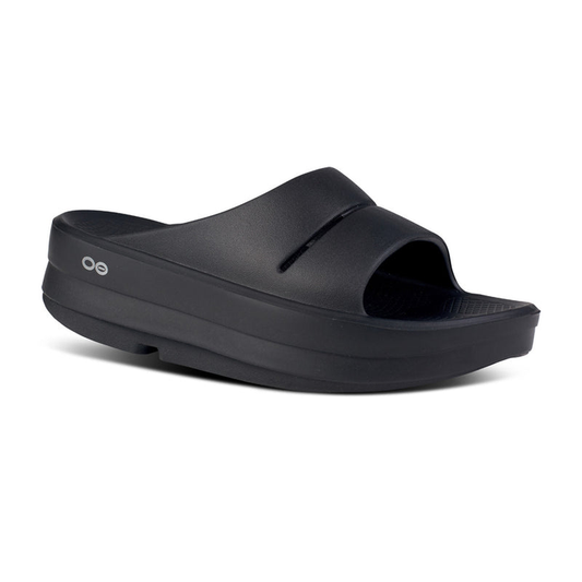 OOFOS Women's OOmega OOahh Slide - Black