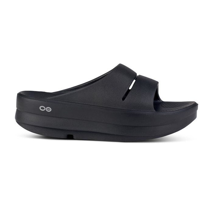 OOFOS Women's OOmega OOahh Slide - Black