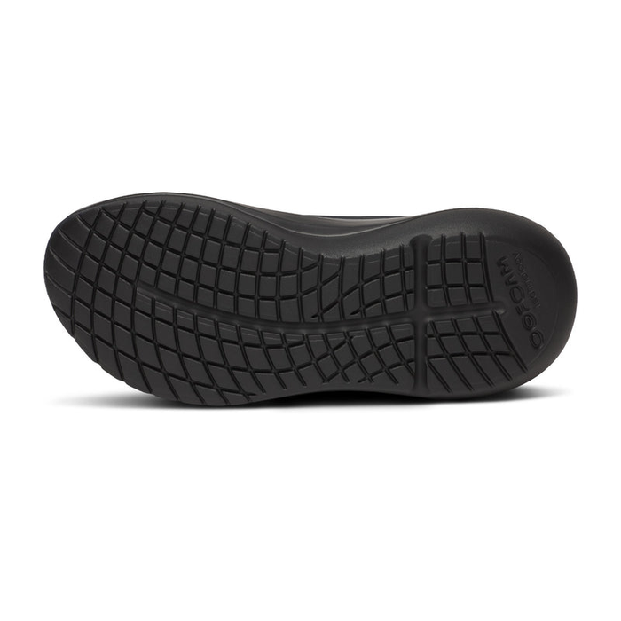 OOFOS Women's OOmy Stride Shoe - Black/Black