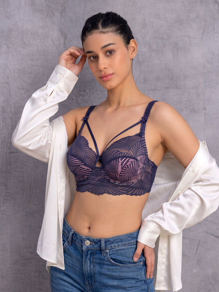Padded Underwired Lace Bralette