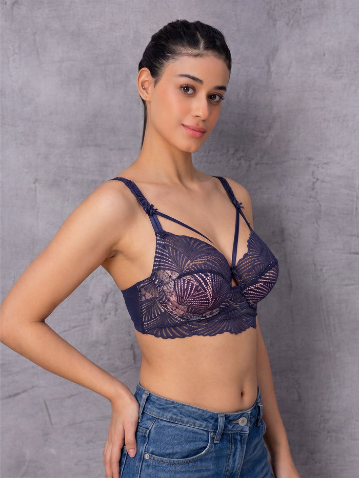 Padded Underwired Lace Bralette