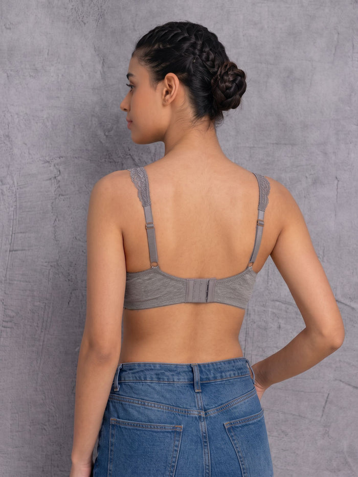 Padded Underwired Lace Bralette