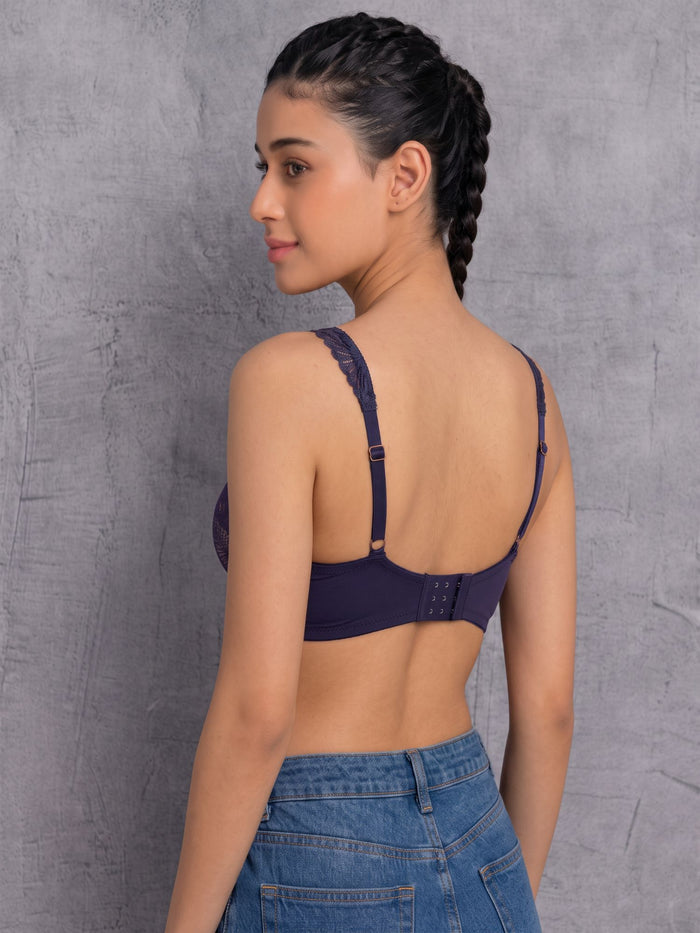 Padded Underwired Lace Bralette
