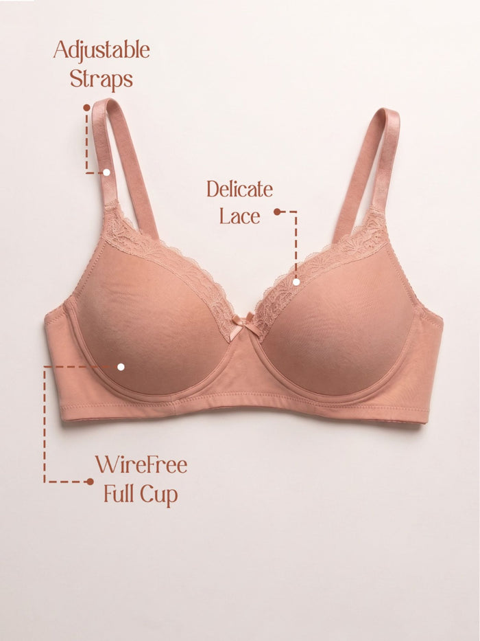 Padded Wirefree Full Cup T-Shirt Bra