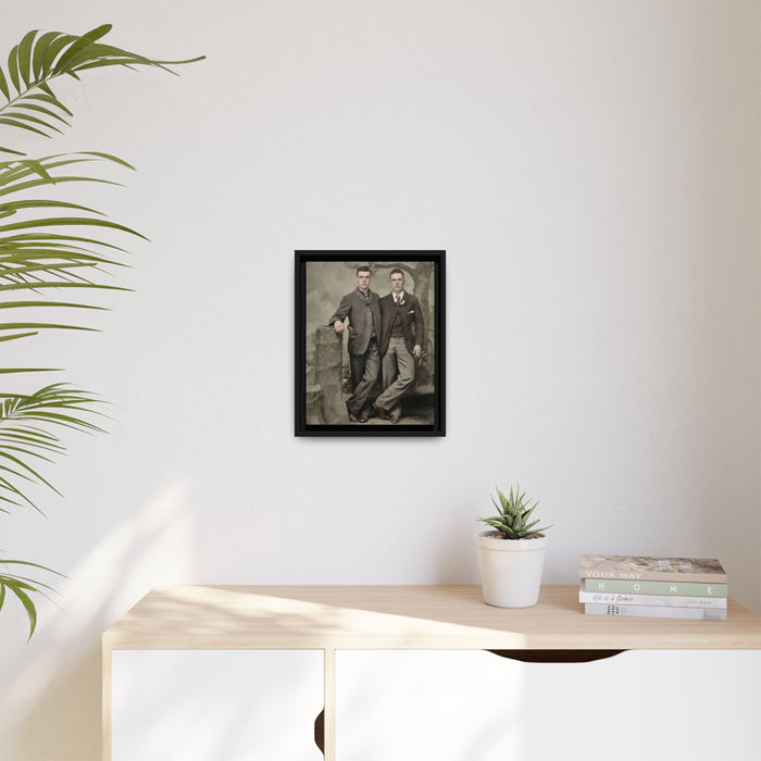 paire 059 | Framed Vintage Photo - Matte Canvas