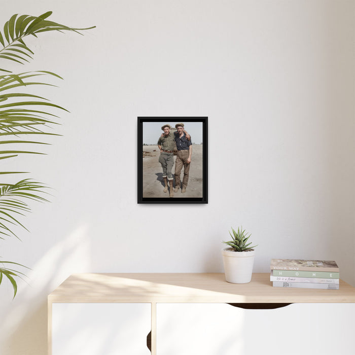 paire 061 | Framed Vintage Photo - Matte Canvas