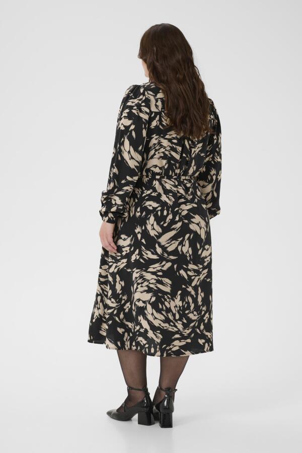 Patterned Shirt Dress