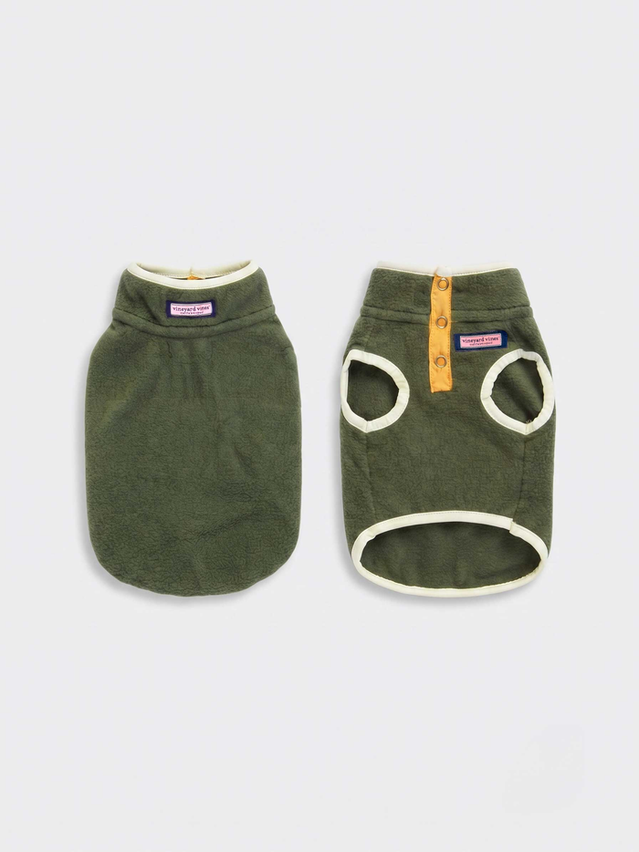 Vineyard Vines - Pet Harbor Fleece - Forest Olive -