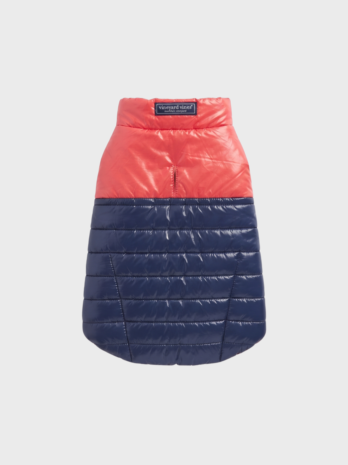 Vineyard Vines - Pet Puffer Jacket - Blue Blazer -