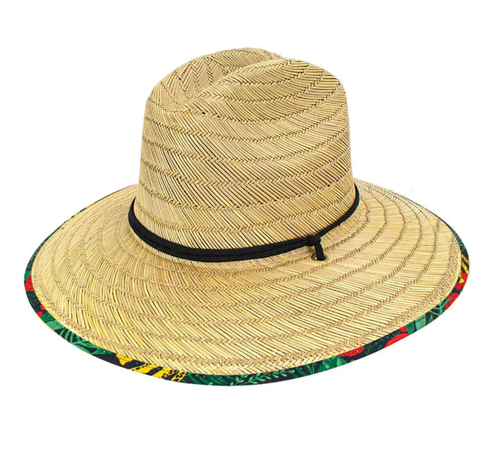 Peter Grimm Cheetah Love - Rye Straw Lifeguard Hat - Hatcountry