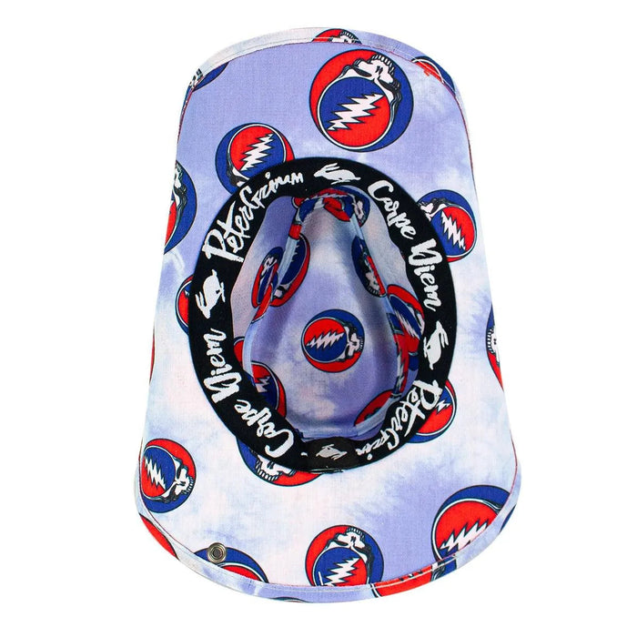 Peter Grimm Grateful Dead SYF (Steal Your Face) Drifter - Cotton Cowboy Hat - Hatcountry