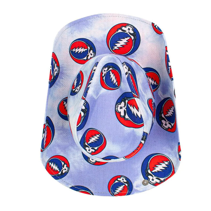 Peter Grimm Grateful Dead SYF (Steal Your Face) Drifter - Cotton Cowboy Hat - Hatcountry
