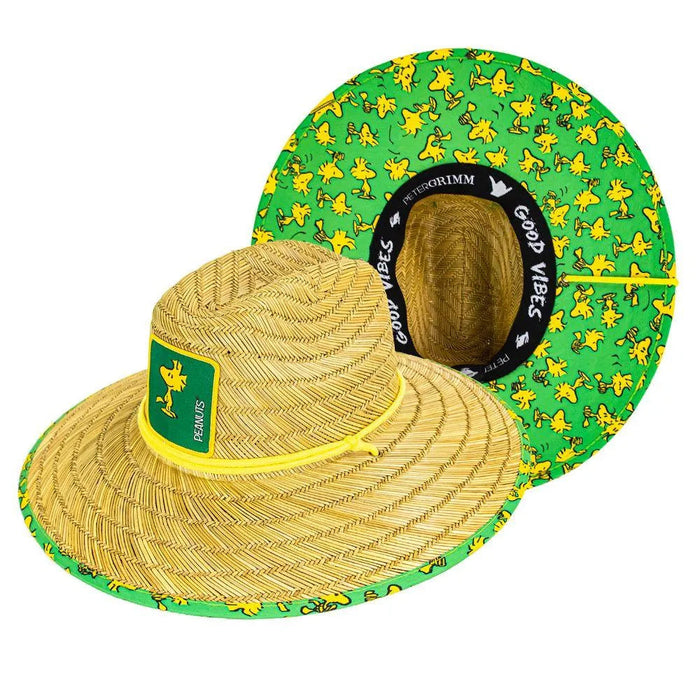 Peter Grimm Peanuts Woodstock LG - Rye Straw Lifeguard Hat - Hatcountry