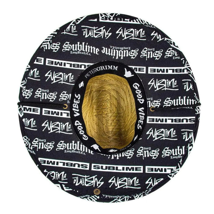 Peter Grimm Sublime Pool Shark Lifeguard - Rye Straw Lifeguard Hat - Hatcountry
