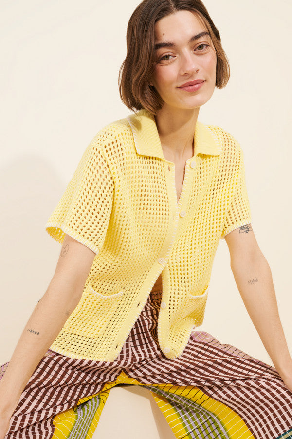 Obey - Pilar Crochet Short Sleeve -