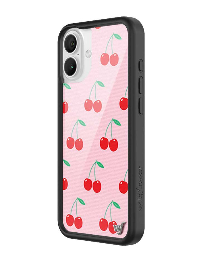 Wildflower Pink Cherries iPhone 16 Plus Case
