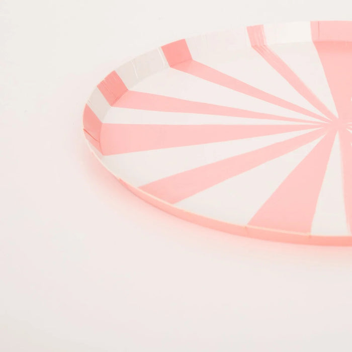 Meri Meri - Pink Stripe Side Plates -