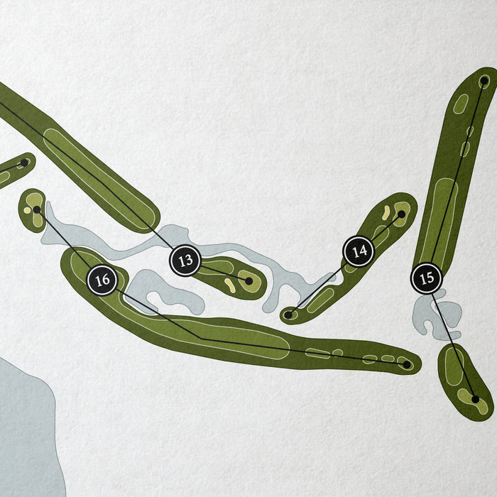 Pinnacle Golf Club | Golf Course Map | Close+Up