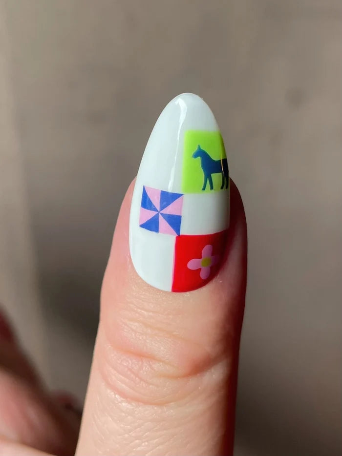 Pinwheel Nail Art Stickers
