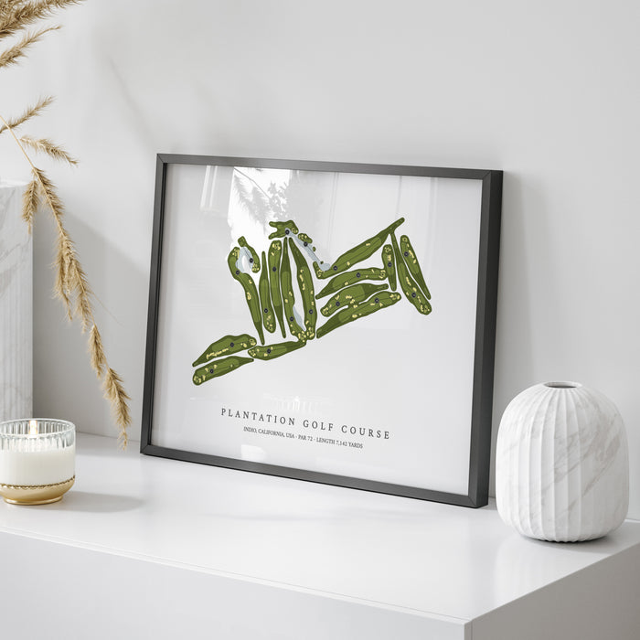 Plantation Golf Course | Golf Course Map | On Table