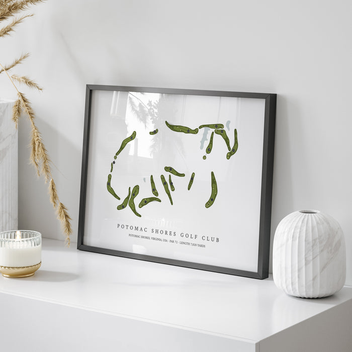 Potomac Shores Golf Club | Golf Course Map | On Table