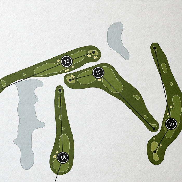 Potomac Shores Golf Club | Golf Course Map | Close Up