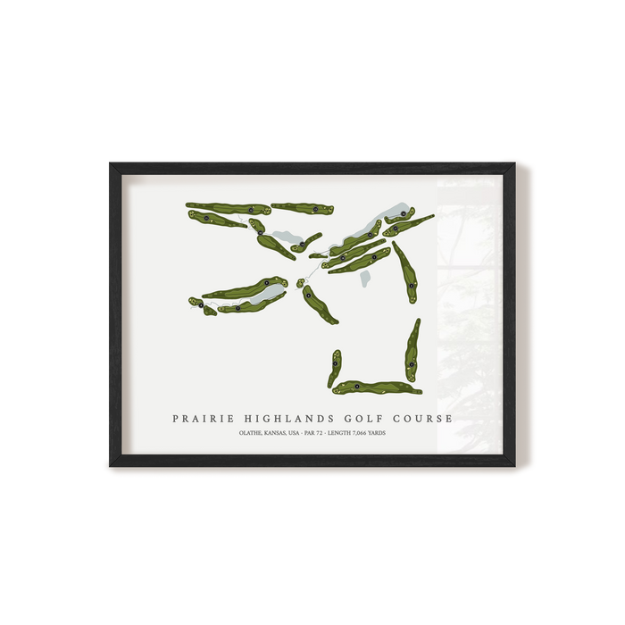 Prairie Highlands Golf Course | Golf Course Map | Black+Frame
