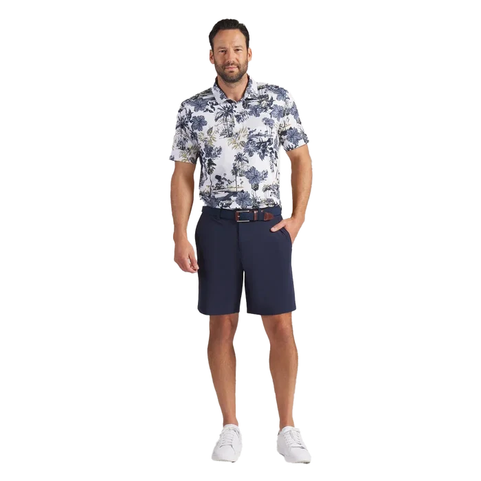 Puma Golf Men's CLOUDSPUN Palm BN Polo White Color
