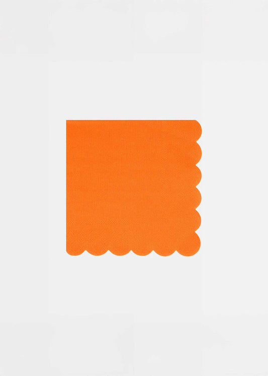 Meri Meri - Pumpkin Orange Small Napkins -