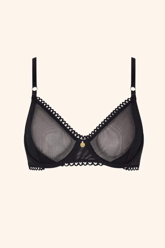 Dolce XS / Black Push Up Bra Black
