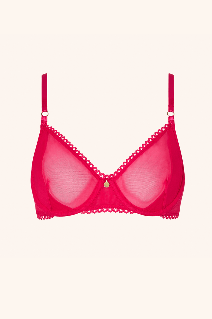 Dolce XS / Fuchsia Push Up Bra Fuchsia
