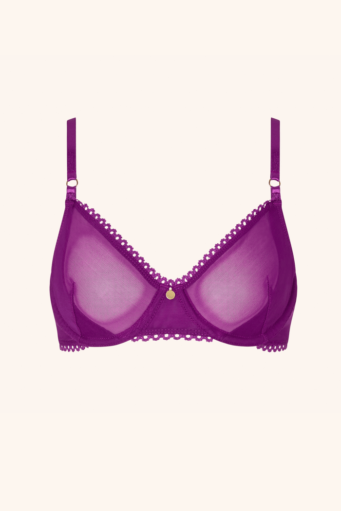 Dolce XS / Plum Push Up Bra Plum