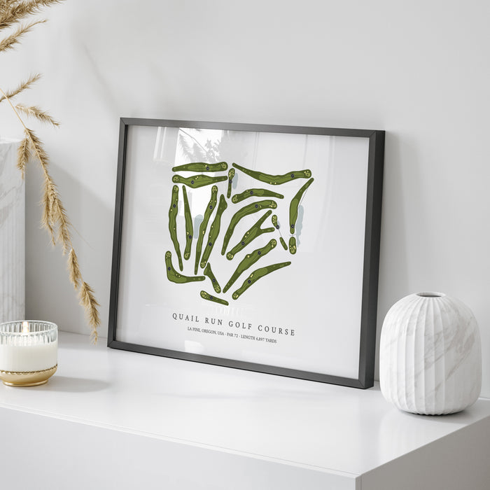Quail Run Golf Course | Golf Course Map | On Table