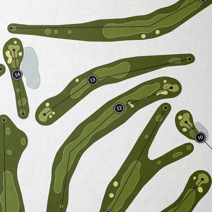 Quail Run Golf Course | Golf Course Map | Close Up