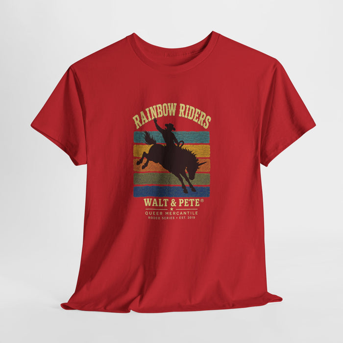 Rainbow Riders Queer Rodeo T-Shirt | Walt & Pete® Western Pride Tee