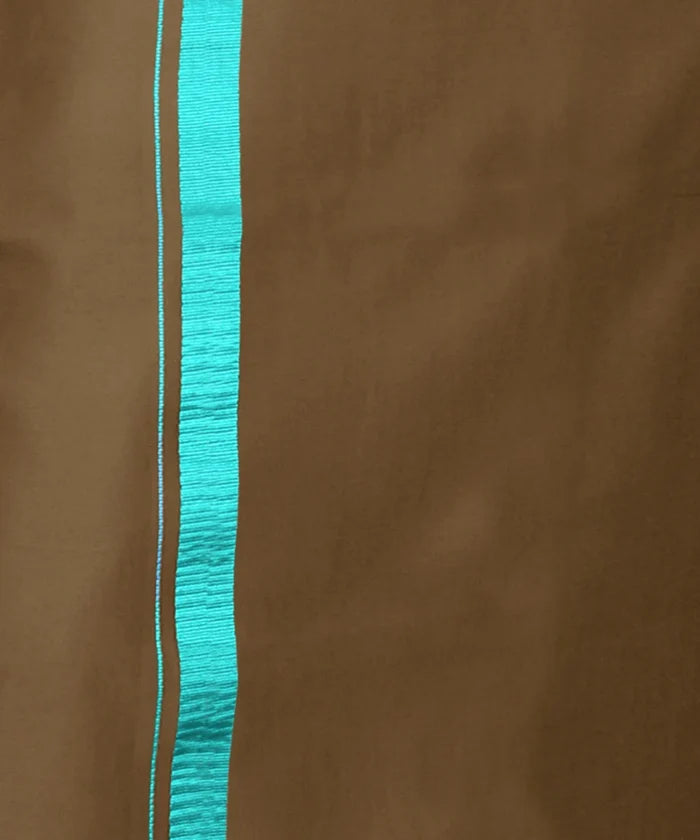 RAJA RAJAN COLOUR DHOTIS SATIN ONE INCH BORDER