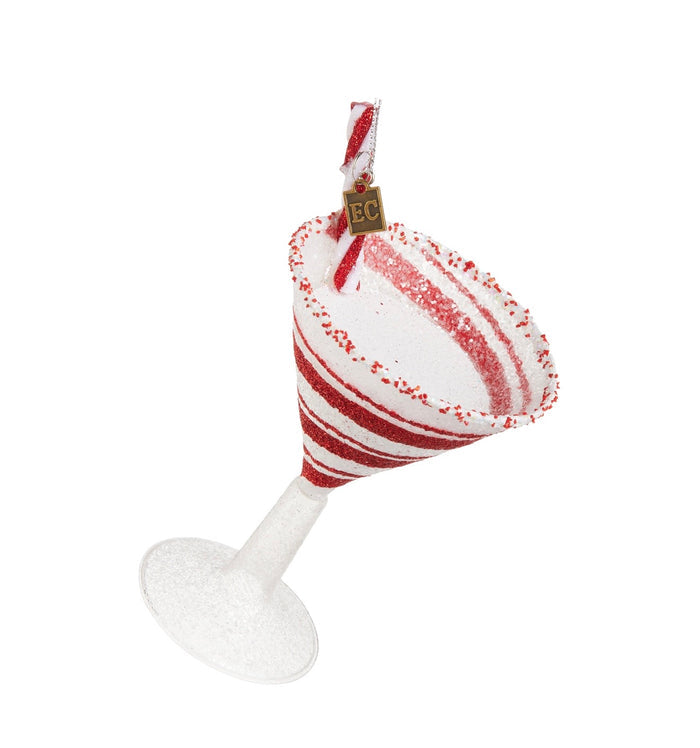 Raz 6” Glitter Pop Peppermint Christmas Cocktail Ornament