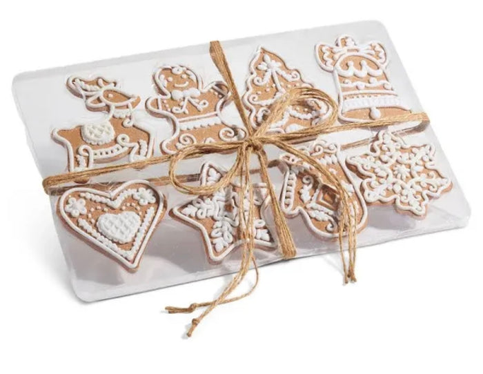 RAZ Box of Gingerbread Ornaments
