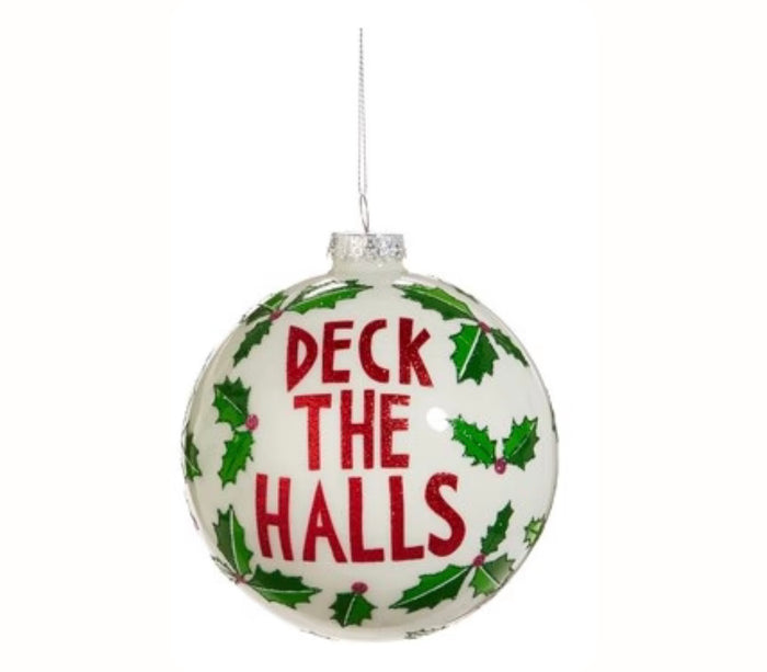 RAZ Deck the Halls Ornament