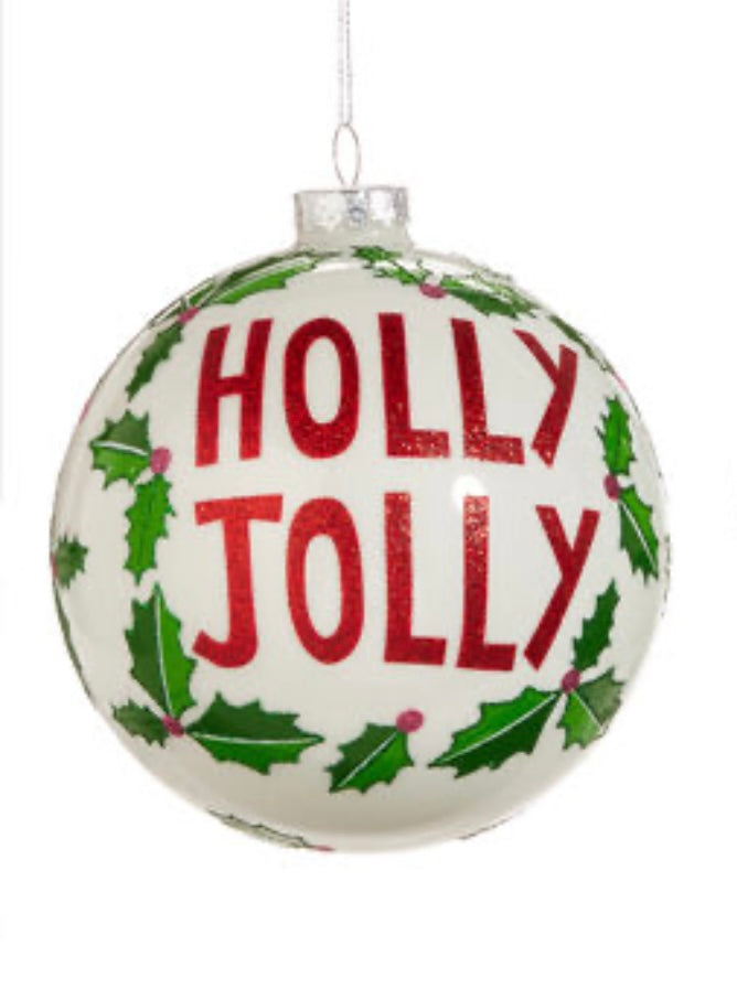RAZ Holly Jolly Ornament