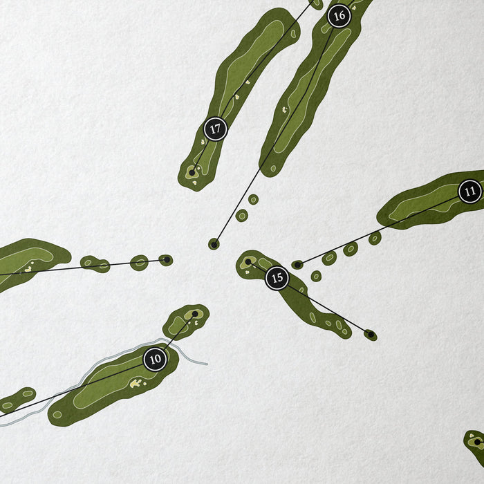 Red Ledges Golf Club | Golf Course Map | Close Up