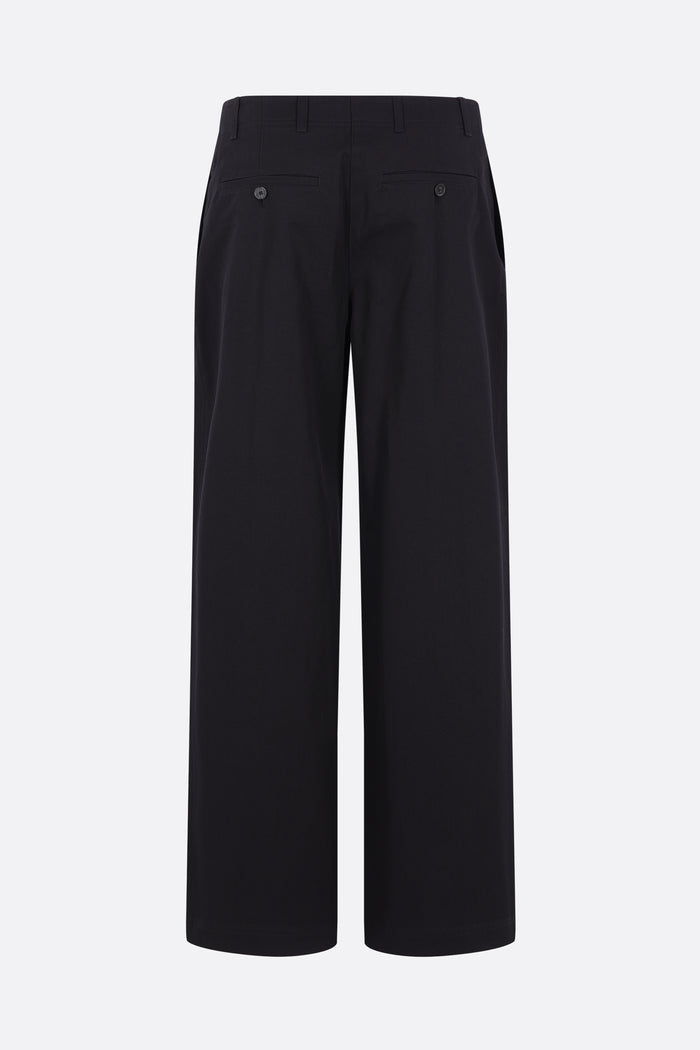 relaxed chino trousers in twill