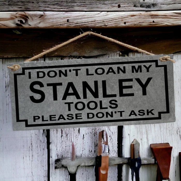 stanley tools sign
