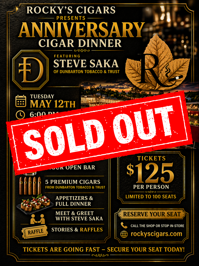 Rocky's Cigars Anniversary Dinner With Steve Saka
