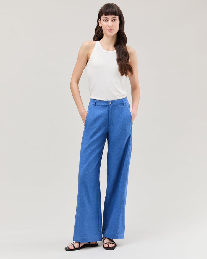 Richer Poorer - Roma Work Pant - True Blue -
