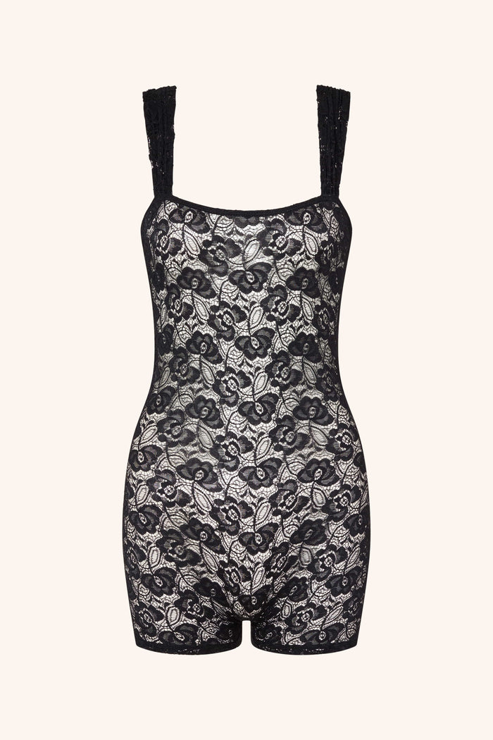 Mon Cheri XS / Black Romper White